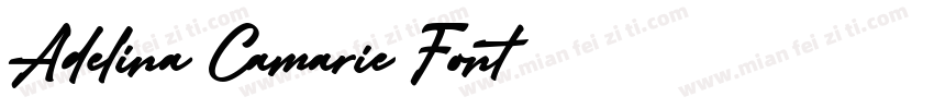 Adelina Camarie Font字体转换